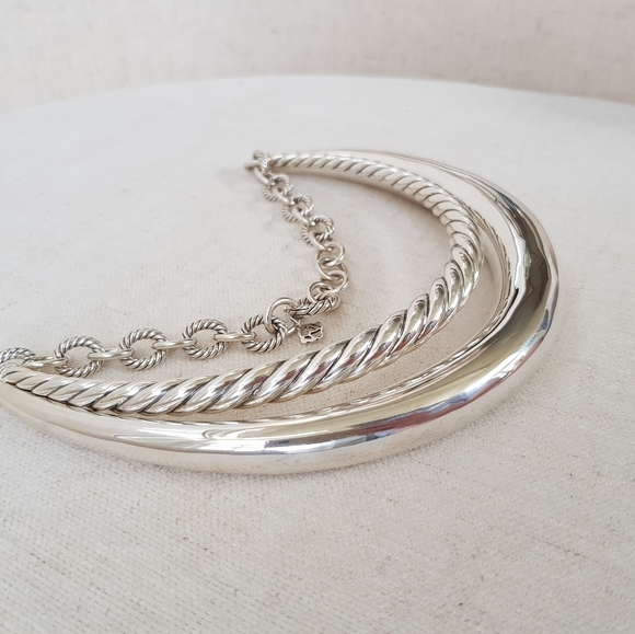 David Yurman Jewelry David Yurman Wide Pure Form Collar Necklace 